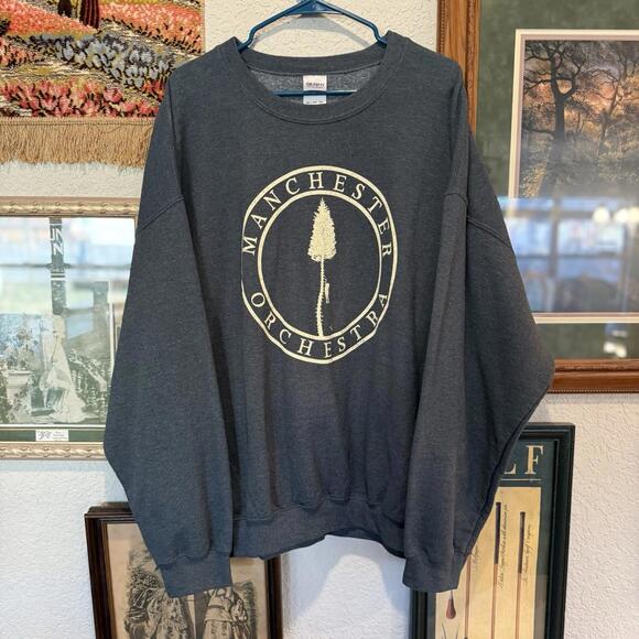American Vintage Other - Manchester Orchestra RARE Black Mile To The Surface Indie Band Sweatshirt Sz 2XL